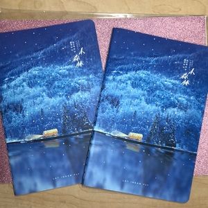 Blue Mini Forest Journals (x2)